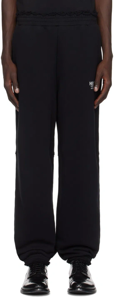Helmut Lang Black 'new York' Sweatpants