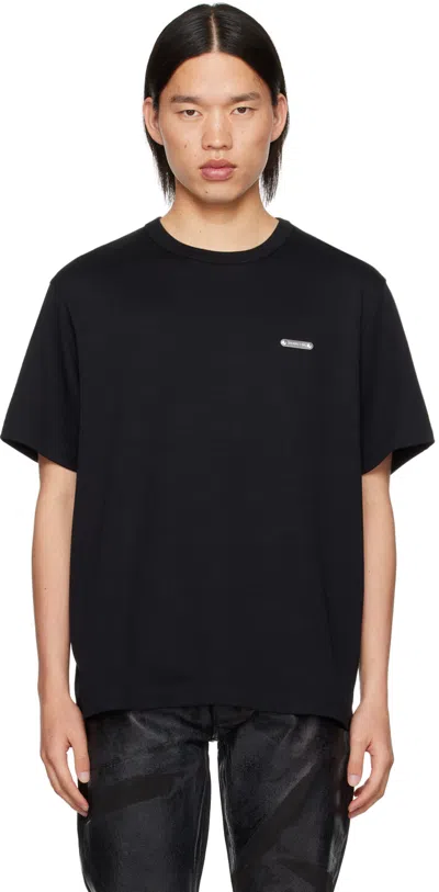 Helmut Lang Black Plaque T-shirt In Black - 001