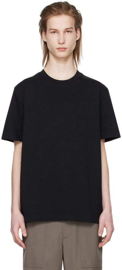 Helmut Lang Black Printed T-shirt In Black - 001