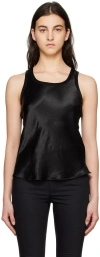 Helmut Lang Black Scoop Neck Tank Top In Black - 001
