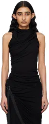 Helmut Lang Sleeveless Wind Top Black In Black - 001