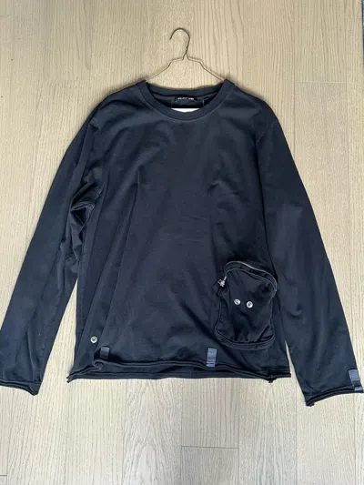 Pre-owned Helmut Lang Black Tactical Pocket Long-sleeve Shirt