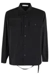 Helmut Lang Men's Uniform Long Sleeve Shirt Black In Black