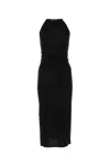 Helmut Lang Viscose Dress With Unique Back Knot