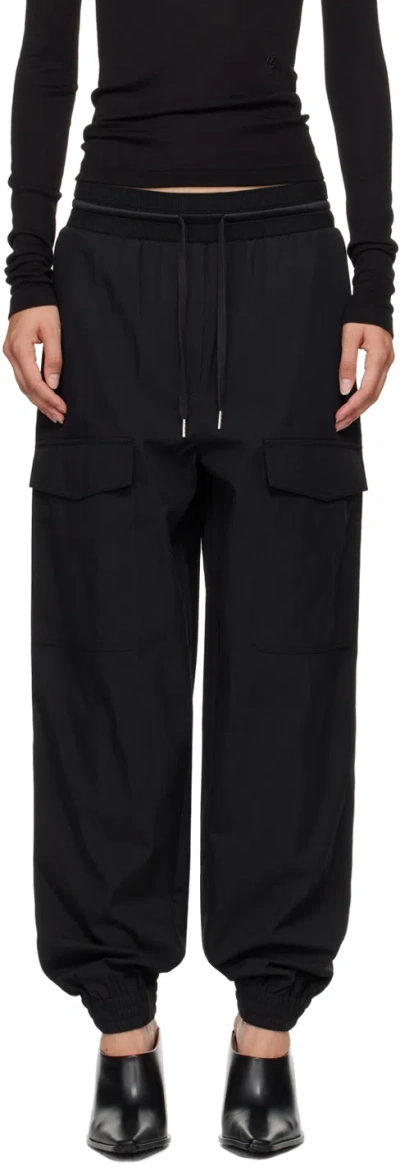 Helmut Lang Zoot Jogger Trousers In Black - 001