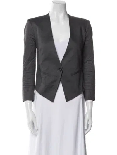 Pre-owned Helmut Lang Blazer In Gray