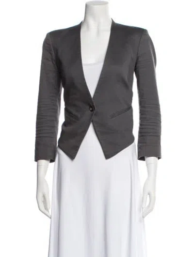 Pre-owned Helmut Lang Blazer In Gray