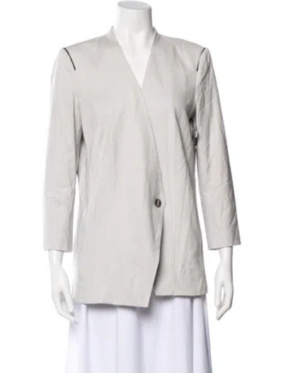 Pre-owned Helmut Lang Blazer In Gray