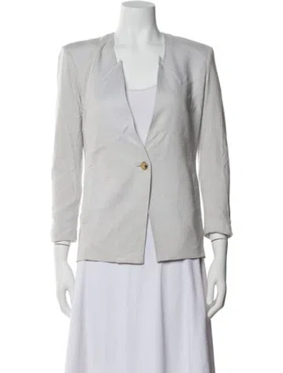 Pre-owned Helmut Lang Blazer In Gray