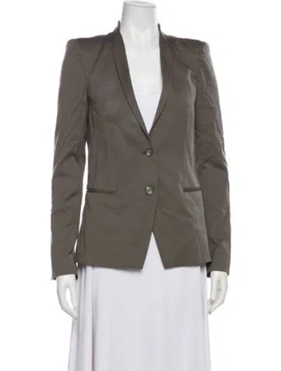 Pre-owned Helmut Lang Blazer In Gray
