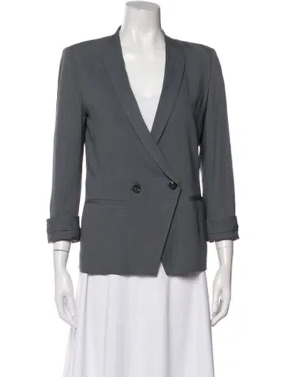 Pre-owned Helmut Lang Blazer In Gray