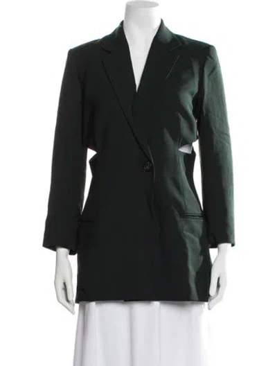 Pre-owned Helmut Lang Blazer In Green