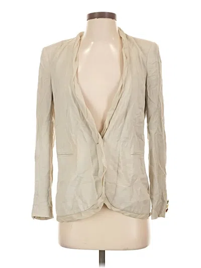 Pre-owned Helmut Lang Blazer Jacket In Ivory