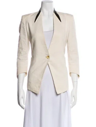 Pre-owned Helmut Lang Blazer In Neutral