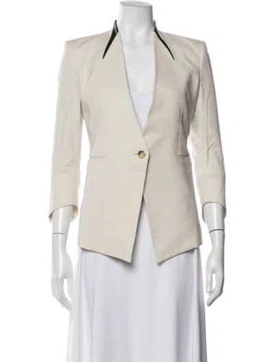 Pre-owned Helmut Lang Blazer In Neutrals