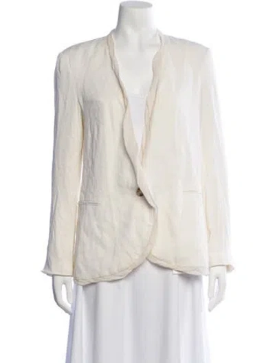 Pre-owned Helmut Lang Blazer In Neutrals/white
