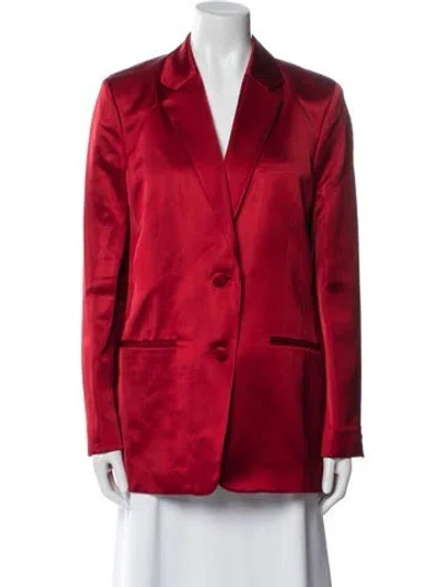 Pre-owned Helmut Lang Blazer In Red