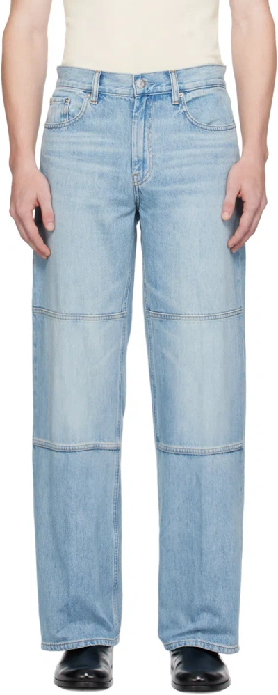 Helmut Lang Blue Carpenter Jeans In Light Indigo - G1w