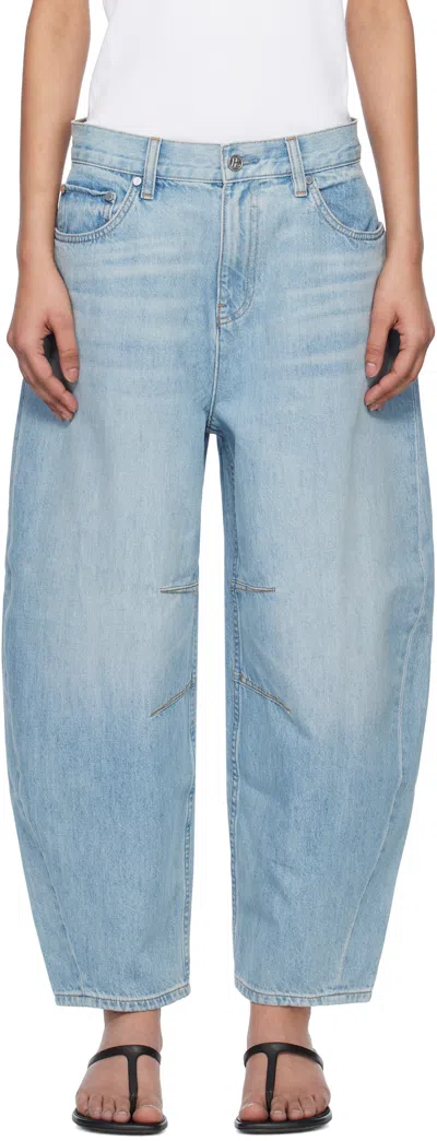 Helmut Lang Blue Cocoon Jeans In Light Indigo - G1w