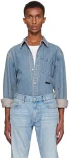 Helmut Lang Denim Shirt In Tinted Mid - 26x