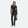 Helmut Lang Bmx Raglan Top In Black