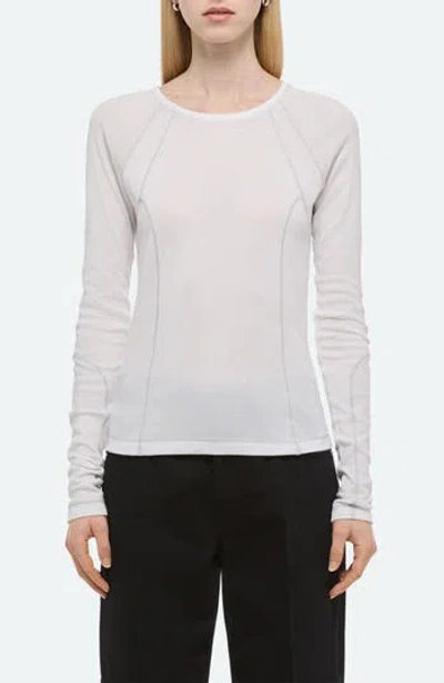 Helmut Lang Bmx Raglan Top In White