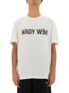 Helmut Lang Logo Crew Neck T-shirt In White