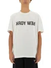 Helmut Lang Bold Graphic Logo T-shirt In White