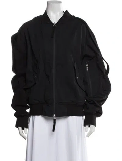 Pre-owned Helmut Lang Bomber Jacket In Gray