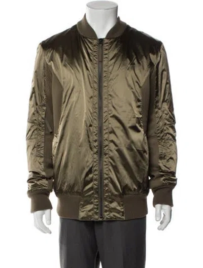 Pre-owned Helmut Lang Bomber Jacket In Green