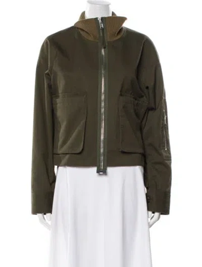 Pre-owned Helmut Lang Bomber Jacket In Green