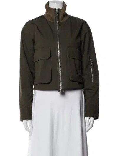 Pre-owned Helmut Lang Bomber Jacket In Green