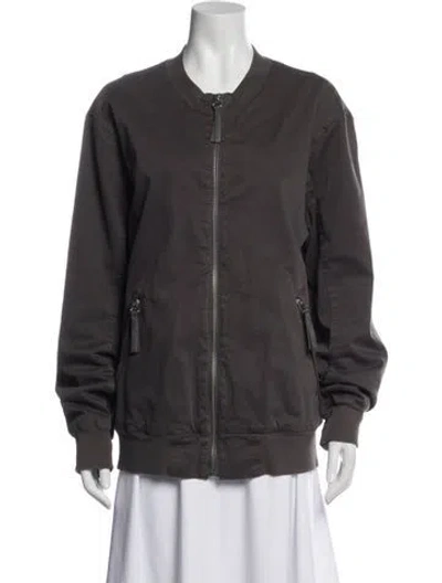 Pre-owned Helmut Lang Bomber Jacket In Grey