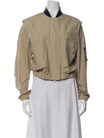 Pre-owned Helmut Lang Bomber Jacket In Neutrals