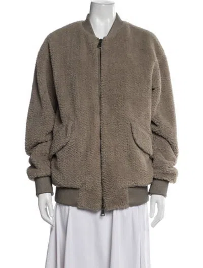 Pre-owned Helmut Lang Bomber Jacket In Neutrals