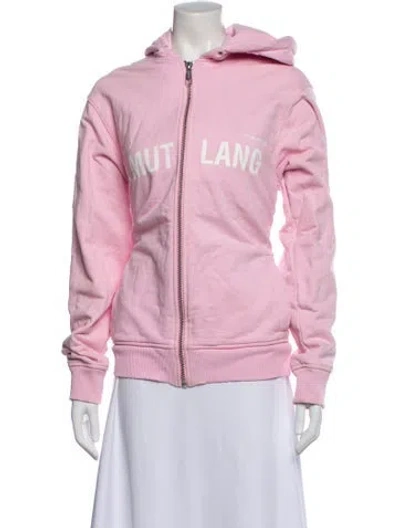 Pre-owned Helmut Lang Bomber Jacket In Pink