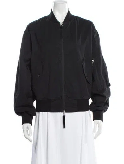 Pre-owned Helmut Lang Bomber Jacket W/ Tags In Gray