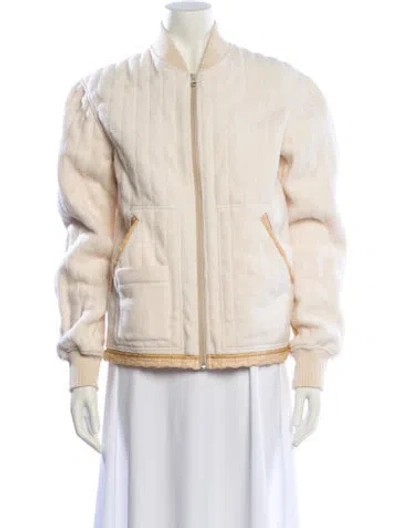 Pre-owned Helmut Lang Bomber Jacket W/ Tags In Neutral