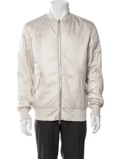 Pre-owned Helmut Lang Bomber Jacket W/ Tags In Neutral