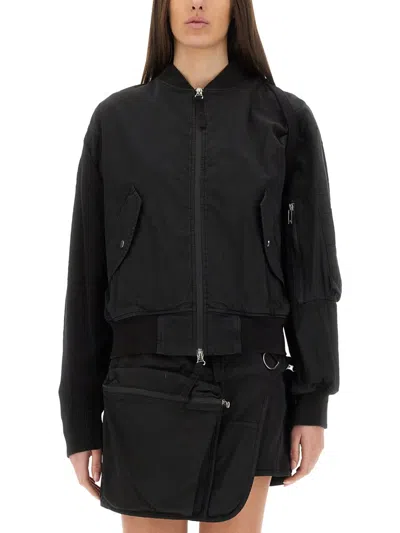 Helmut Lang Bomber Ma1 In Black