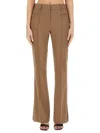 Helmut Lang Vent Wool Blend Bootcut Pants