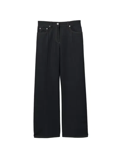 Helmut Lang Bootcut Jeans In Blue