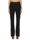 Helmut Lang Wool Bootcut Pants Black In Black