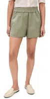 Helmut Lang Boxer Chino Shorts Vetiver In Green