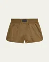 Helmut Lang Creased Boxer Shorts In Cogn