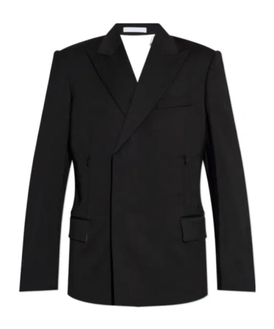 HELMUT LANG HELMUT LANG ZIP DETAILED LONG-SLEEVED JACKET