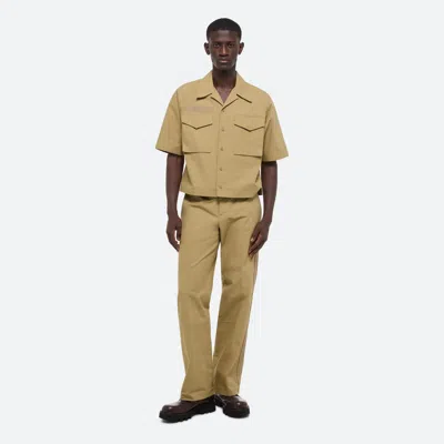 Helmut Lang Boxy Field Shirt In Brown