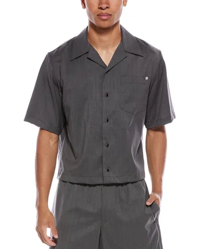 Helmut Lang Boxy Shirt In Gray