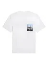 Helmut Lang Bridge-postcard T-shirt In White
