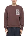 Helmut Lang Brown Brooklyn Postcard Sweatshirt In Brick